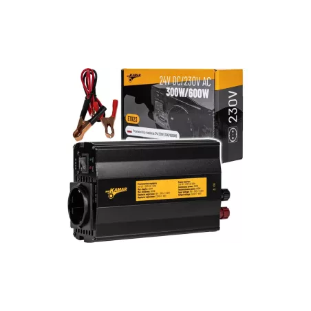 Voltage Inverter 24 / 230V 300 / 600W