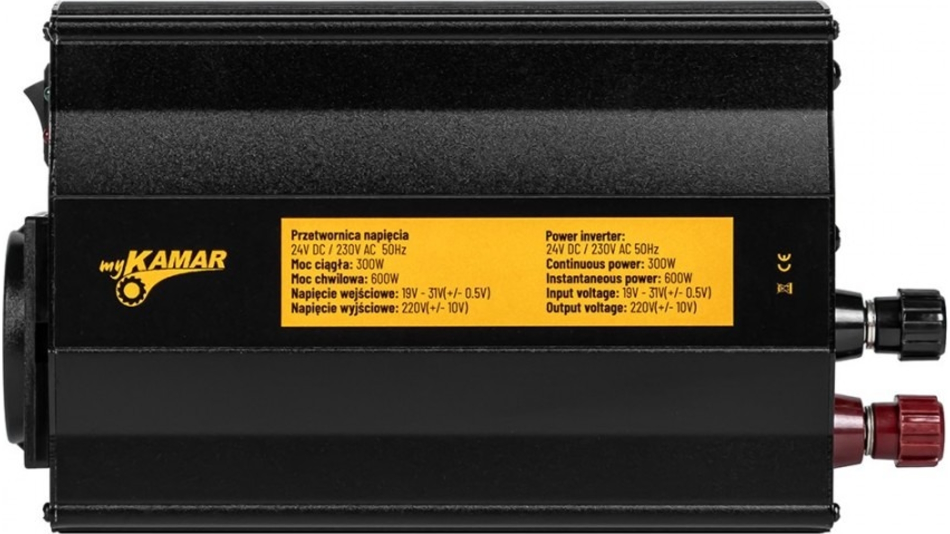 ИНВЕРТОР НАПРЯЖЕНИЯ 24 / 230V 300 / 600W