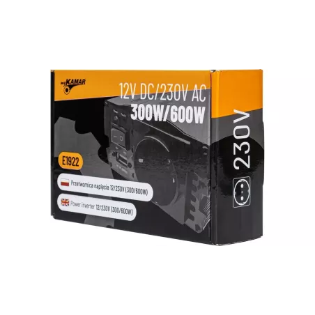 PRZETWORNICA NAPIĘCIA 12/230V (300/600W)