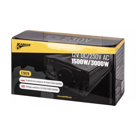 PRZETWORNICA NAPIĘCIA 12/230V (1500/3000W)