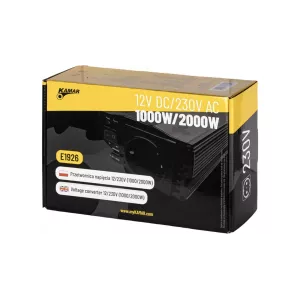 PRZETWORNICA NAPIĘCIA 12/230V (1000/2000W)