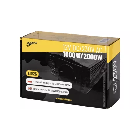 PRZETWORNICA NAPIĘCIA 12/230V (1000/2000W)