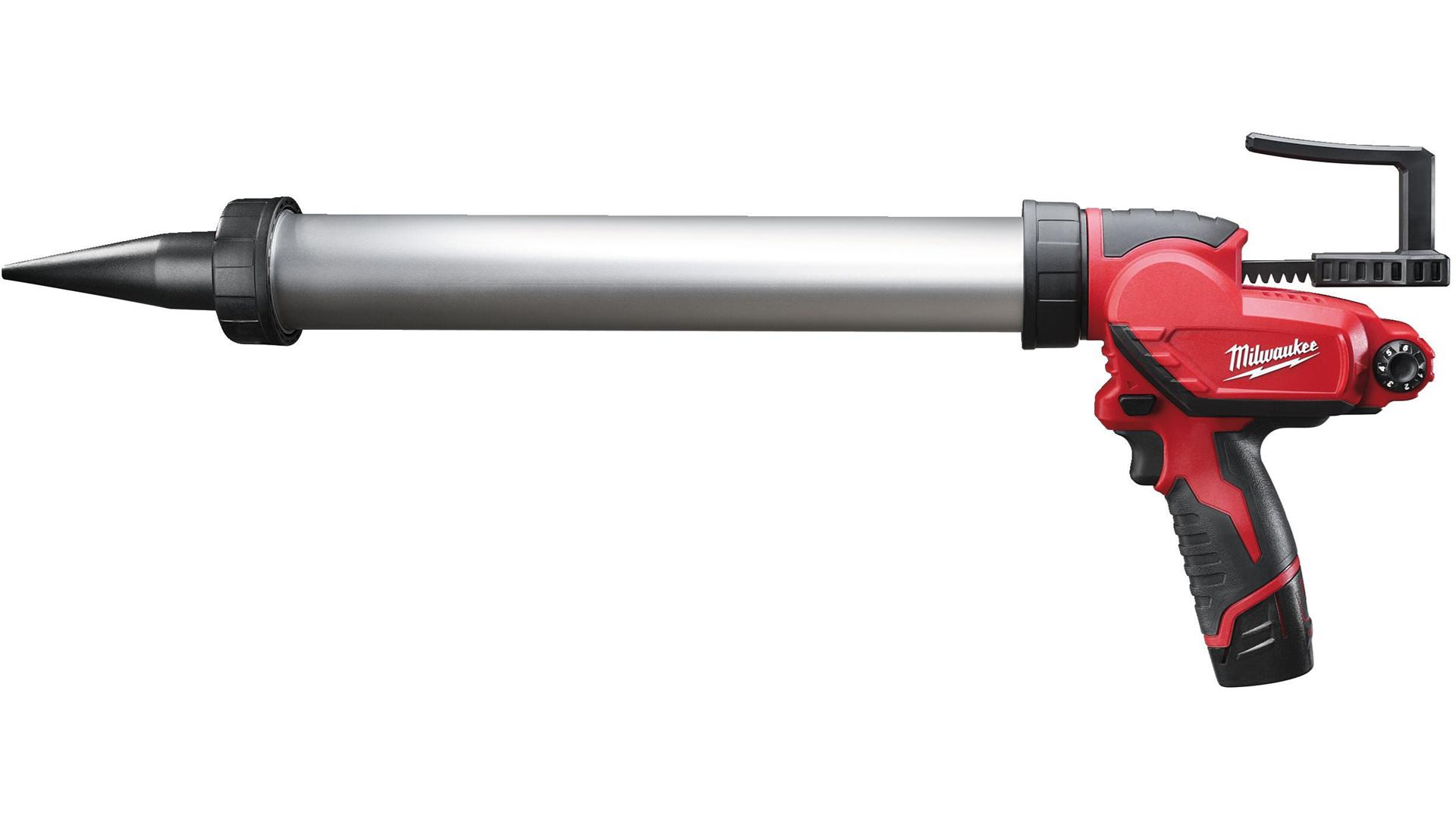 MILWAUKEE M12 PCG/600A-201B - SUBKOMPAKTOWY PISTOLET DO KLEJU Z POJEMNIKIEM 600 ML, 12 V, W TORBIE, 2.0 AH + ŁADOWARKA