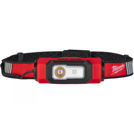 MILWAUKEE L4 HL-VIS-301 - AKUMULATOROWA LATARKA-CZOŁÓWKA USB HI-VIS DO KASKU, 600 LM, 4 V, 3.0 AH