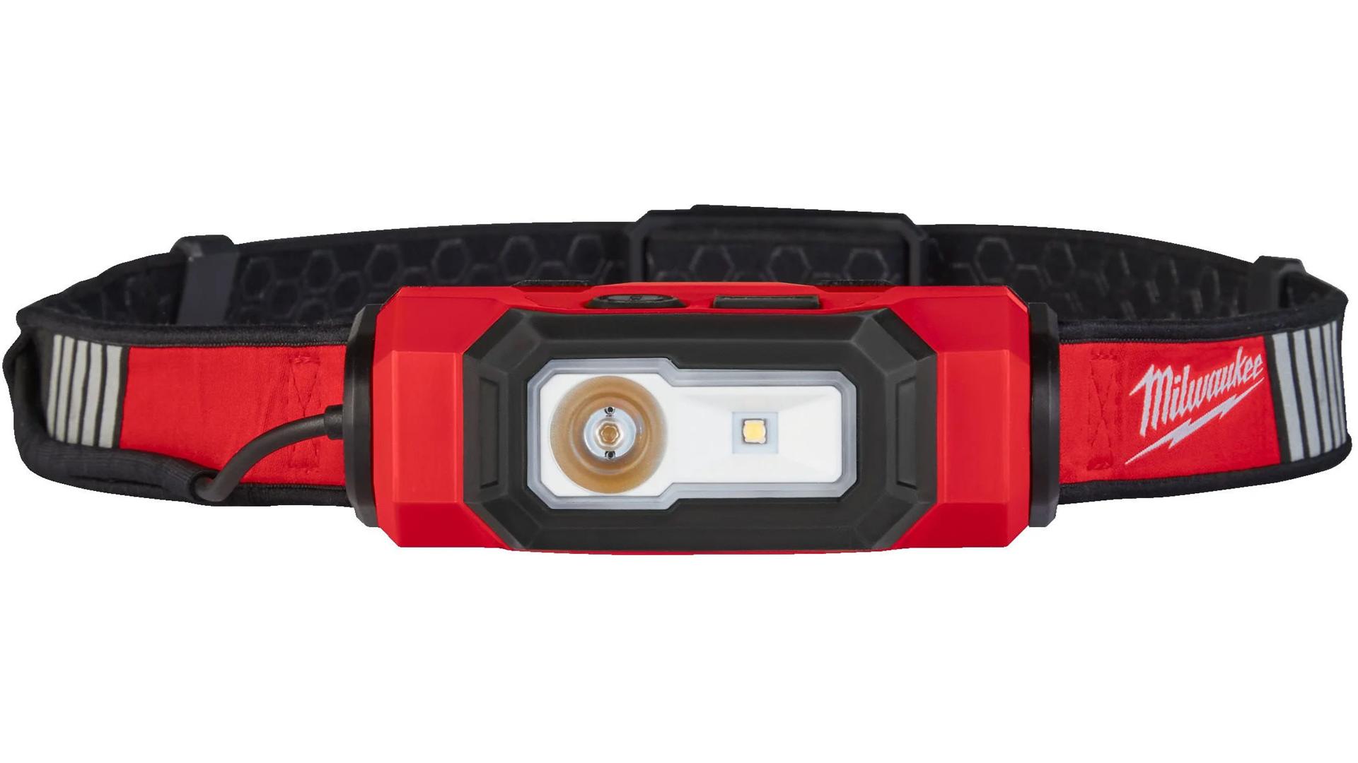MILWAUKEE L4 HL-VIS-301 - AKUMULATOROWA LATARKA-CZOŁÓWKA USB HI-VIS DO KASKU, 600 LM, 4 V, 3.0 AH