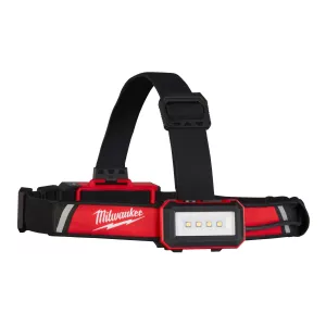 MILWAUKEE L4 HLRP-301 - AKUMULATOROWA LATARKA - CZOŁÓWKA USB, 600 LM, 4 V, 3.0 AH