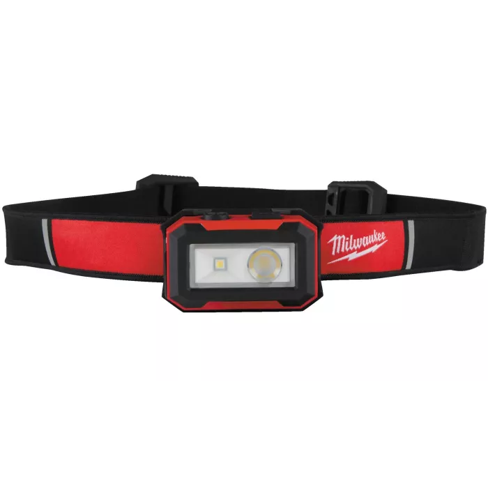 MILWAUKEE IR HL450 – AKUMULATOROWA LATARKA – CZOŁÓWKA USB, 450 LM, 4 V
