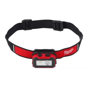 MILWAUKEE IR HL450 – AKUMULATOROWA LATARKA – CZOŁÓWKA USB, 450 LM, 4 V
