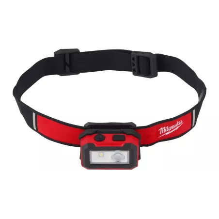MILWAUKEE IR HL450 – AKUMULATOROWA LATARKA – CZOŁÓWKA USB, 450 LM, 4 V
