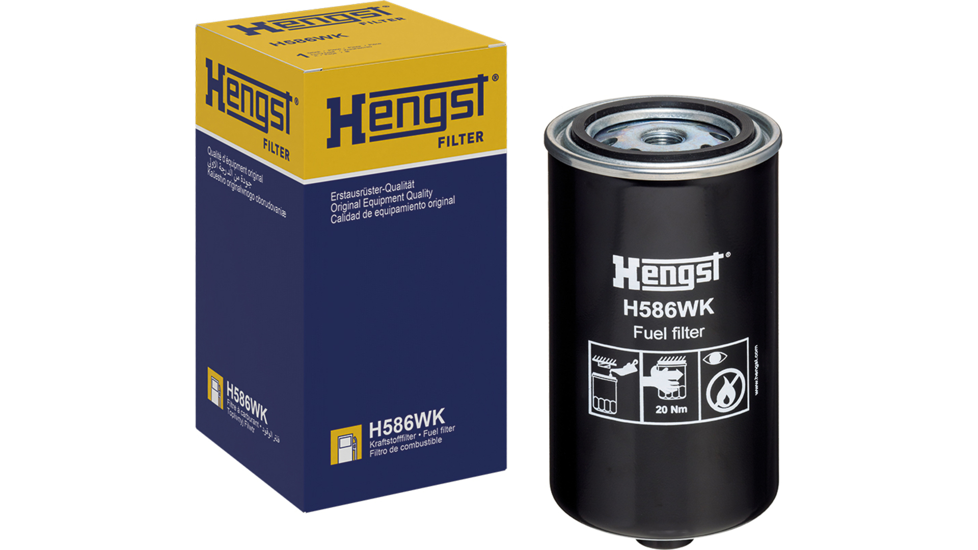 HENGST FILTR PALIWA CASE IH / CLAAS / DEUTZ / FENDT / FORD / JOHN DEERE / LANDINI / MASSEY FERGUSON / NEW HOLLAND / RENAULT / VO