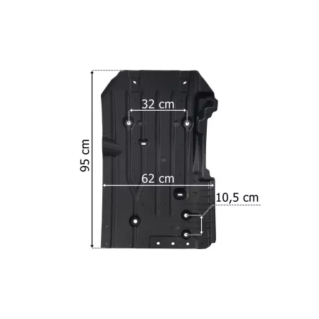 SCANIA 7 BŁOTNIK KABINY TYLNY LEWY Z MIEJSCEM NA RADAR