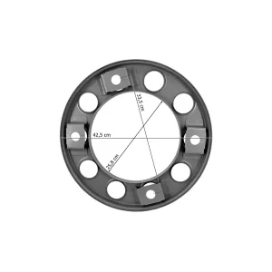 Wheel Cover 10 Holes Plastic 22.5