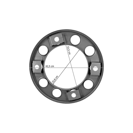Wheel Cover 10 Holes Plastic 22.5